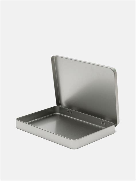 metal boxes with hinged lids factory|lightweight metal box with lid.